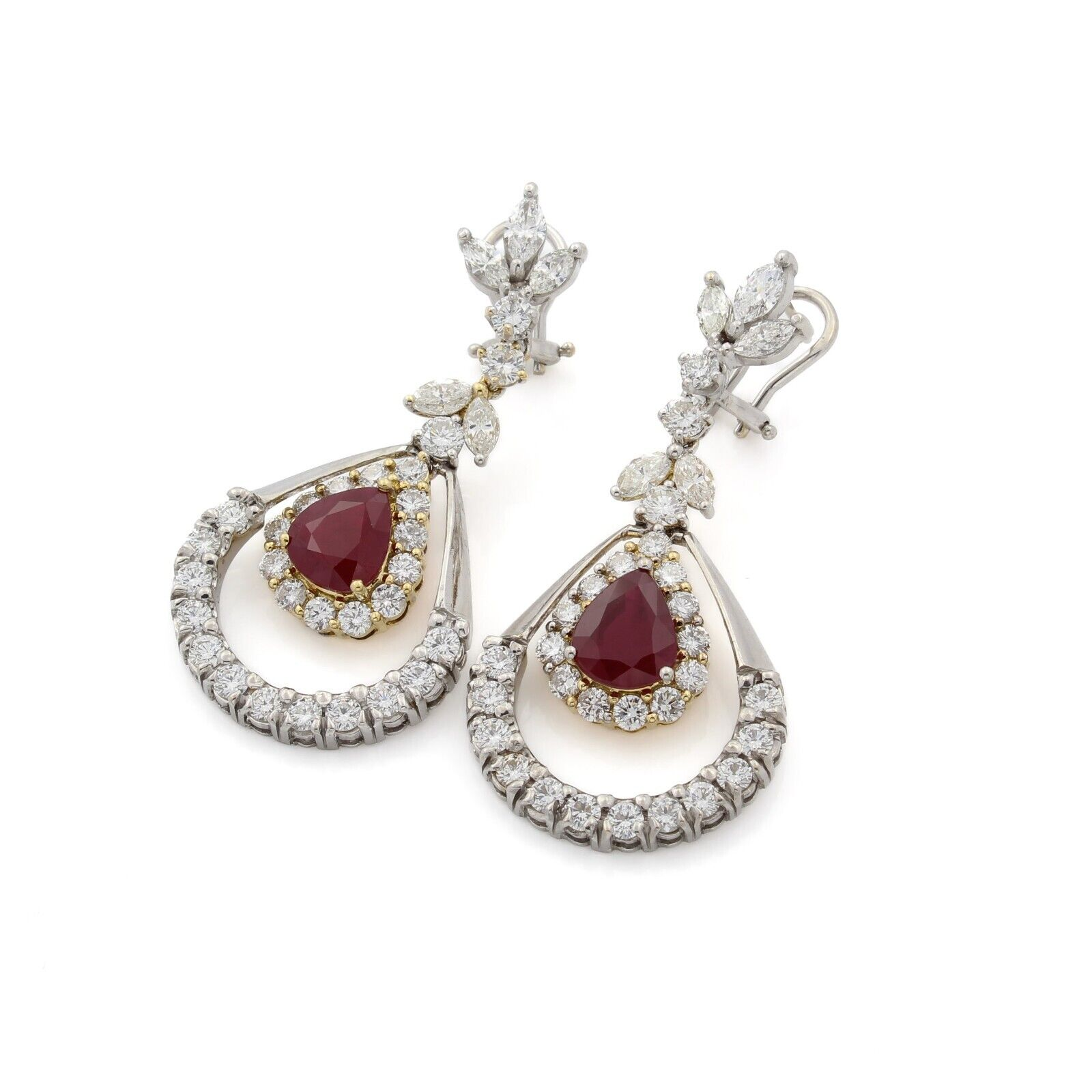 Estate Ruby Earrings