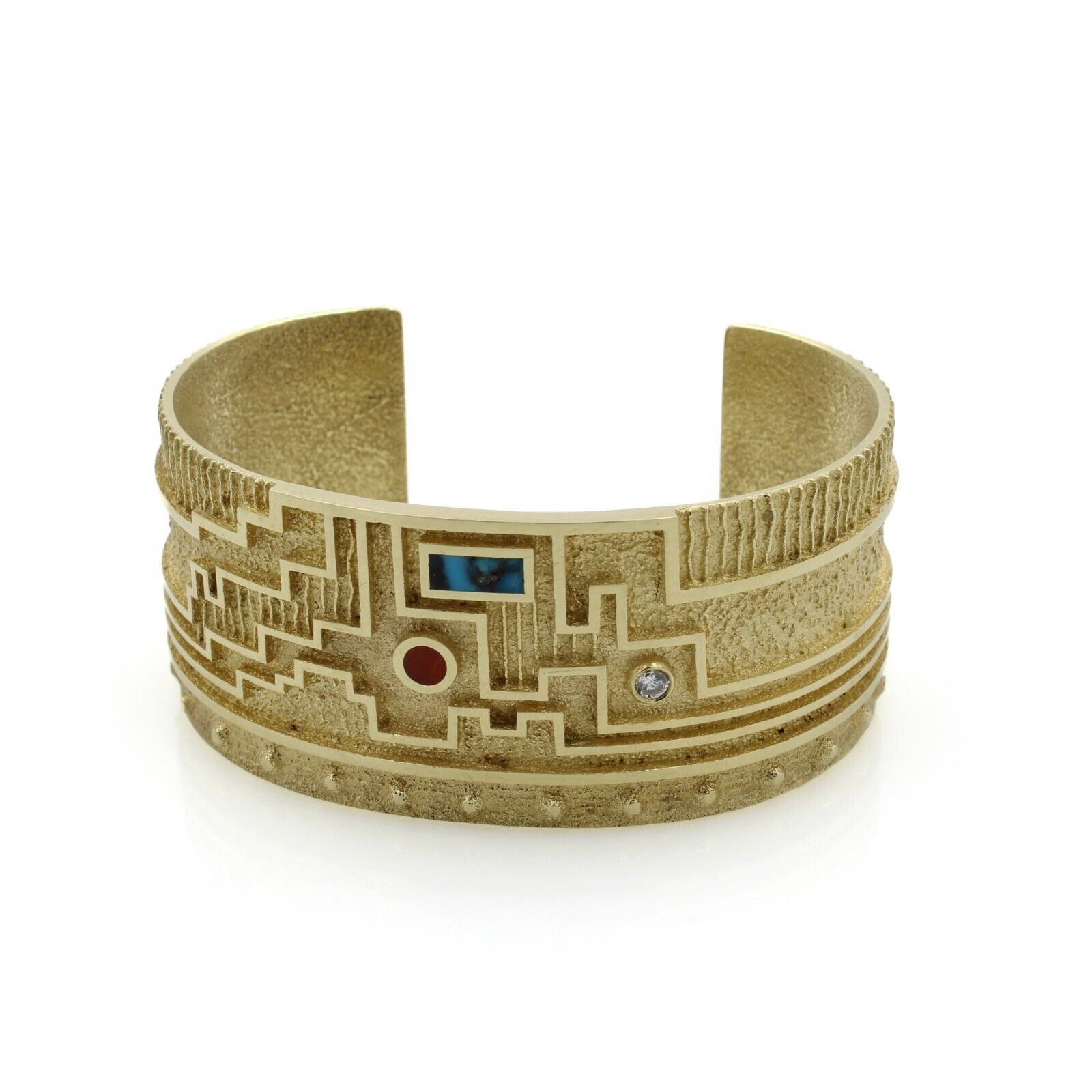 Gold Estate Bracelet with Gemstones