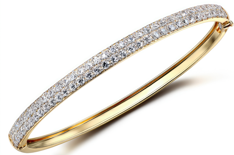 The Bold and Beautiful Diamond Bangle