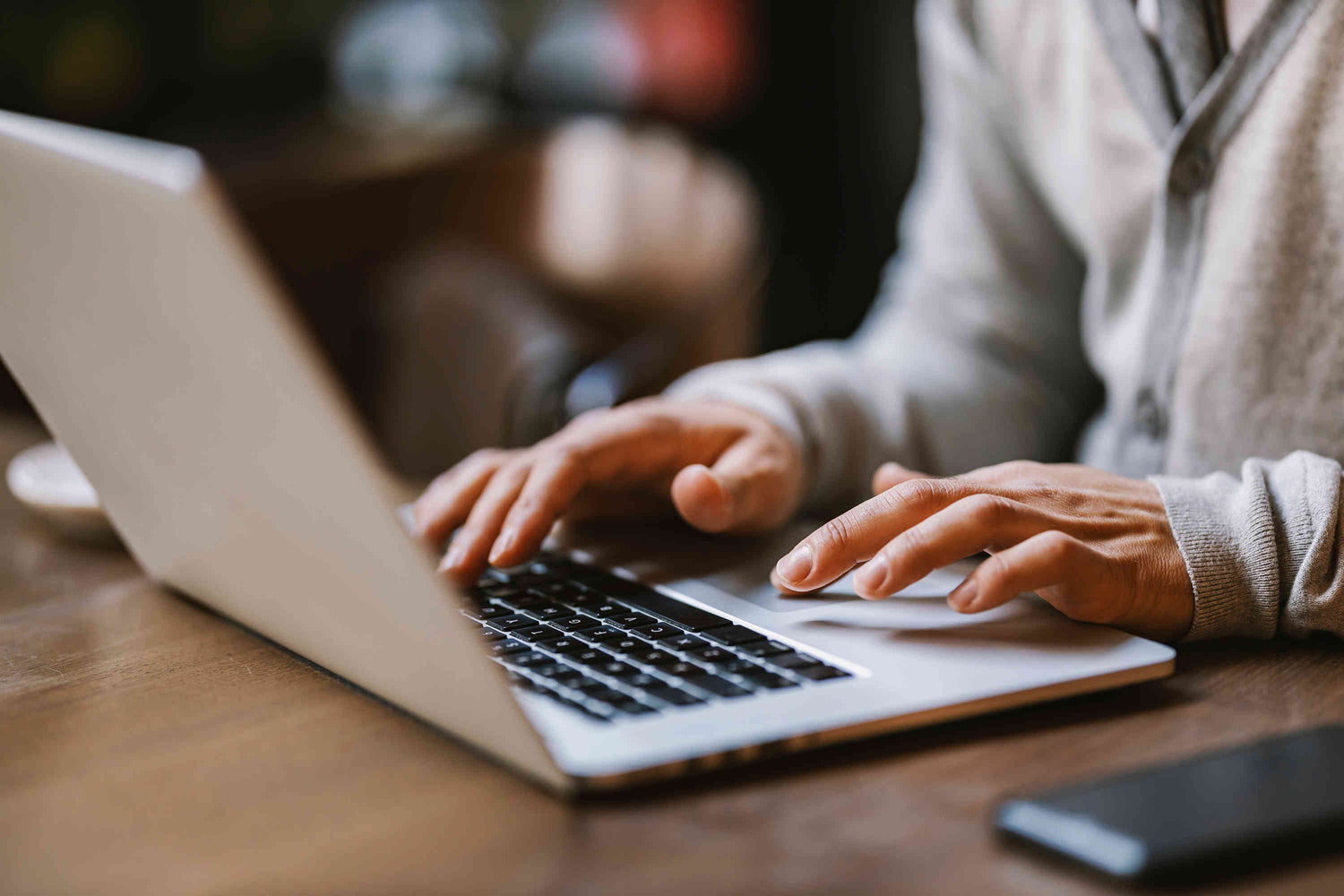 Man Working on a Laptop